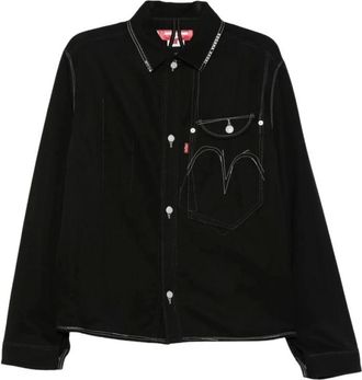 Junya Watanabe Chaqueta Camisa W-Name - Shirts - Hombre - Negro - M