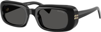 Miu Miu B13S Zonnebrillen - unisex - Zonnebrillen - Zwart - 52 MM - Accessoires