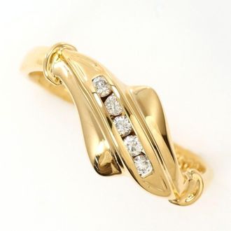 C&A Yellow Gold Yellow Gold (18K) Band Ring (Pre-Owned)