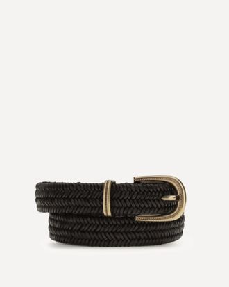 Brunello Cucinelli Braided stretch leather Belt Female L