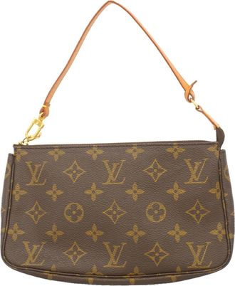 Louis Vuitton Brown Pouch (Pre-Owned)