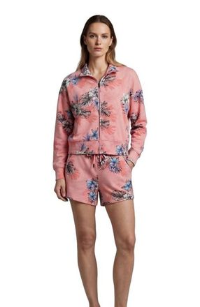 Lords of Harlech Exotic Floral Womens Drawstring Short in Exotic Floral Coral at Nordstrom, Size Xx-Large