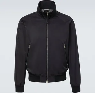 Tom Ford Leather-trimmed jacket