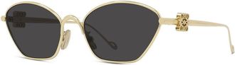 Loewe LW40115U 30A Womens Sunglasses Gold Size 57