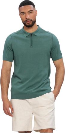 Saint Steve Heren Polos T-shirts Joachim - Heren - Polos - Groen - M - Tops
