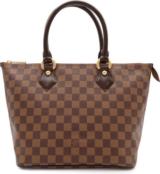 Louis Vuitton Damier Brown Pvc Handbag Tote Bag (Pre-Owned)
