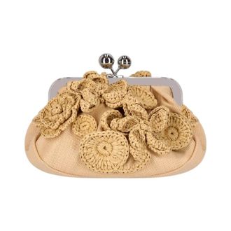 Max Mara Clutches, female, Beige, Size: ONE SIZE Pasticcino Comune Small Clutch