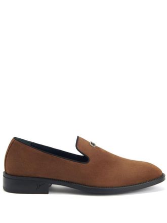 Giuseppe Zanotti Imrham leather loafers - Brown