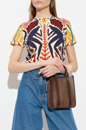 Etro Verticale XS Bag, Womens, Brown