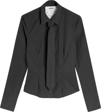 BETTTER Cascade Grey 100% Cotton Poplin Shirt and Tie Set UK8-10 / S - S (UK8-10 / S)