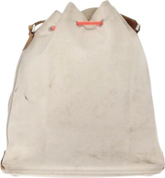 Louis Vuitton Pre-owned Bucket Bag - Dames - Vintage Tas - Wit - ONE Size - Vintage