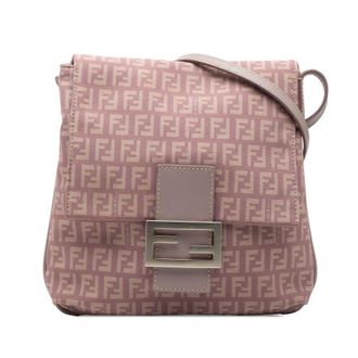 Fendi Pre-owned Fendi Zucchino Canvas Crossbody Ladies IUV9W05PEKIZ3Y59