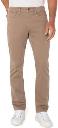 Liverpool L.A. Kingston Modern Straight Leg Jeans in Taupe at Nordstrom Rack, Size 31 X 32