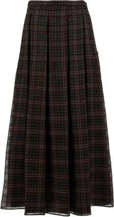 Aspesi 2208 L527 Skirt - Dames - Midirokken - Groen - XS - Rokken