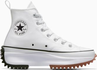 Converse Sneaker CONVERSE RUN STAR HIKE CANVAS PLATFORM, Damen, Gr. 37,5, weiss (wei&szlig;, schwarz, gum), Textil, Schuhe Sneaker