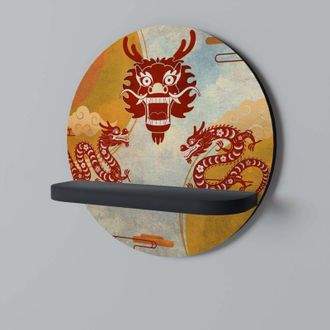 OEM Estante Redondo Negro Mystical Dragon