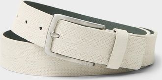 BOSS Mens Pale suede belt