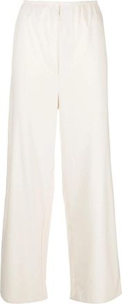 BASERANGE Elasticated-waist Silk Palazzo Pants