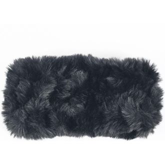 MARCUS ADLER Faux Fur Headband in Black at Nordstrom Rack