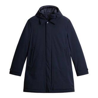 Woolrich Parkas, male, Blue, Size: S 2-in-1 Parka