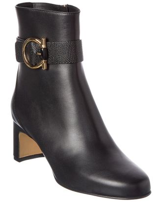 Ferragamo Gancini Leather Boot