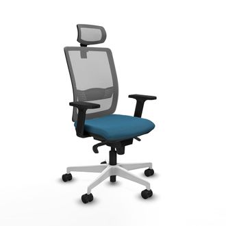 Piqueras y Crespo Silla De Oficina Piqueras Y Crespo Haches Gris Reposabrazos Ajustables