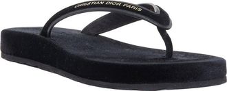 Dior Womens Velvet 2023 Platform Sandal (Authentic Pre-Loved)