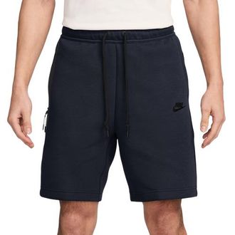 Nike Mens Tech Fleece Shorts - Obsidian/Black Size S
