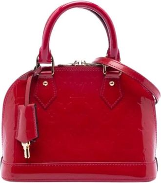 Louis Vuitton Pre-owned Handbags, female, Red, Size: ONE SIZE Pre-owned Alma BB