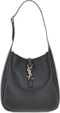 Saint Laurent Small Le 5 &agrave; 7 grained leather bag Woman One Size