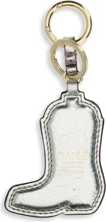 Ganni Womens Western Boot Keyring Keyrings E Chains