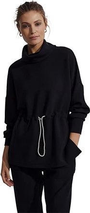 Varley Freya Sweat Womens Clothing Black : XS, Viscose/Polyester/Elastane