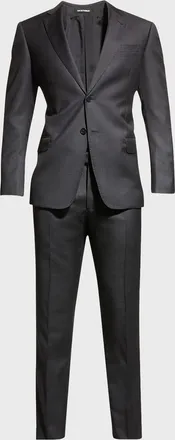 Emporio Armani Super 130s Wool Two-Piece Classic Fit Suit