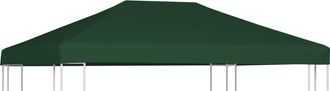 vidaXL Toldo De Cenador 310 G/m&sup2; 4x3 M Verde Vidaxl Verde