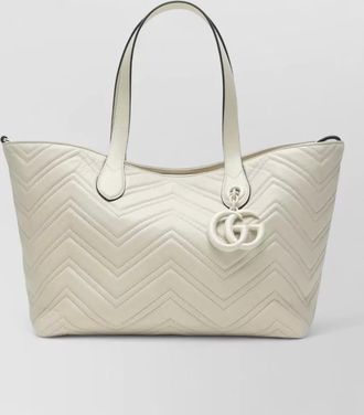 Gucci gg marmont leather tote bag