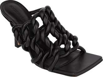 Bottega Veneta Womens Lambskin Stretch Mule (Authentic Pre-Loved)