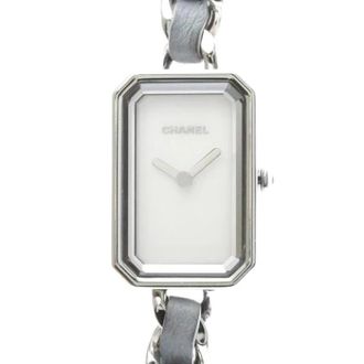 Chanel Pre-owned Premiere H4327 Polshorloge - Dames - Vintage Horloges - Wit - ONE Size - Leer - Vintage