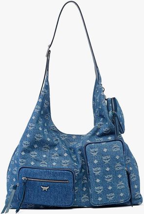 MCM Aren Multi-Shopper in Monogram Denim Jacquard in Blue at Nordstrom