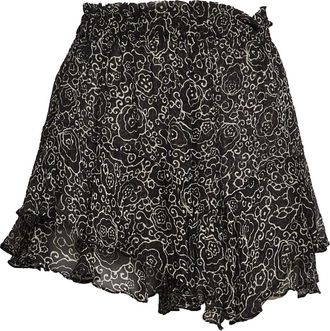 Isabel Marant Isabel Marant, Short Skirts, female, Black, Size: 2XS Fluid Viscose Georgette Shorts
