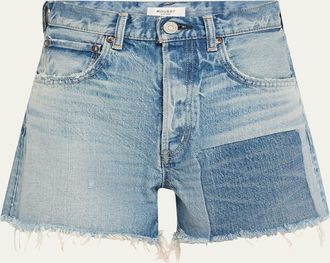 Moussy Vintage Cheswold Distressed Denim Shorts