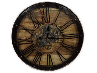 Schubiger M&ouml;bel Wanduhr Metall D: 80 cm