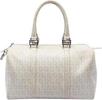Fendi Pre-owned Boston Bag - Dames - Vintage Handtas - Wit - ONE Size - Vintage