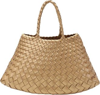 Tiffany & Fred Hand-Woven Leather Tote