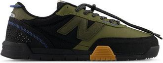New Balance Unisex NB Numeric 440Wv2 in Marrone/Nero, Pelle Scamosciata/Rete, Taglia 40.5
