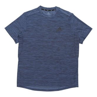 adidas M Ht El Tee Casual Sports Breathable Quick Dry Short Sleeve Navy Blue GM2133