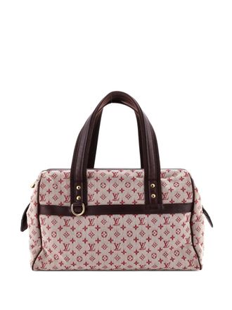 Louis Vuitton Josephine Handbag Mini Lin GM satchel - women - Fabric - One Size - Pink