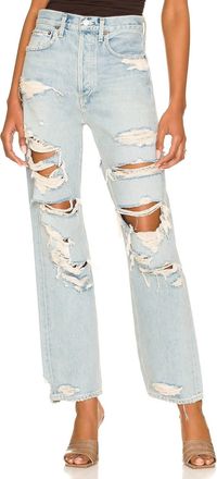 A Gold E 90s Mid Rise Loose Fit Jeans In Unhinged