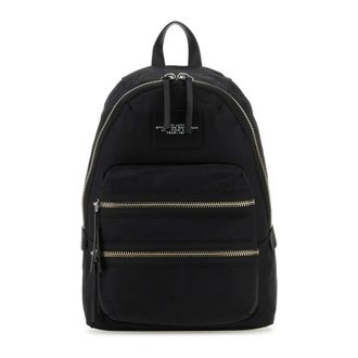 Marc Jacobs Backpacks, female, Black, Size: ONE SIZE The Biker Large Backpack