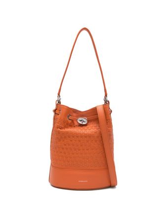 Zanellato Womens Monda Small Bag In Orange Sicilian Mosaic