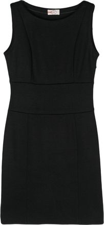 Prada 2000s virgin wool mini dress - women - Virgin Wool/Viscose - 44 - Black